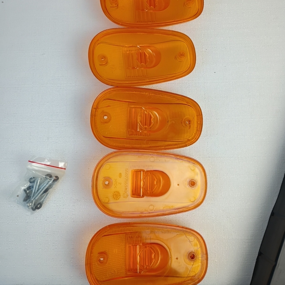 Used 5 Pcs Cab Running Lights Lamp Amber Lens for Ram 3500 2500 55077559AD